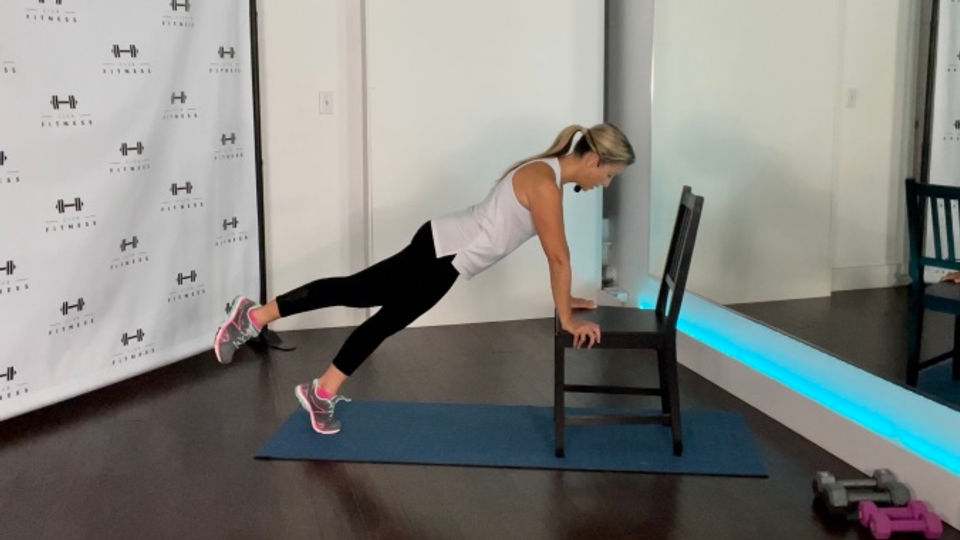 Chair & Weights | Full Body Workout